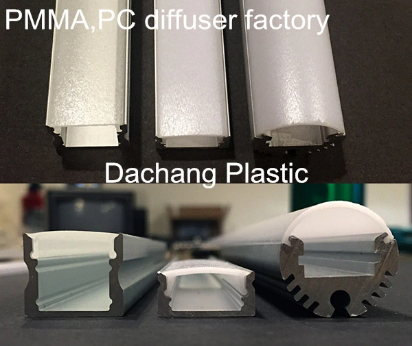 Plastic Diffuser for Aluminum LED Profile