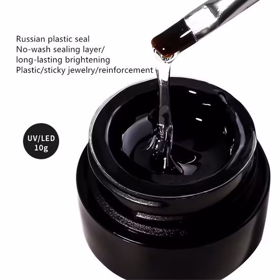Nail-Russian Plastic Sealing Coat No-Washing Adhesive Glue, Shaping, Reinforcing, Four-in-One Hard Coating Adhesive