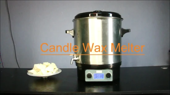 16 litres bougie blanche électrique fondeur de cire chauffe-cire machine de pot de fusion de cire