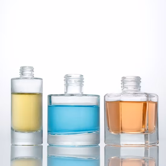 Bouteille en verre de parfum de maison de diffuseurs d'air de voiture de roseau d'arome de 100ml 200ml